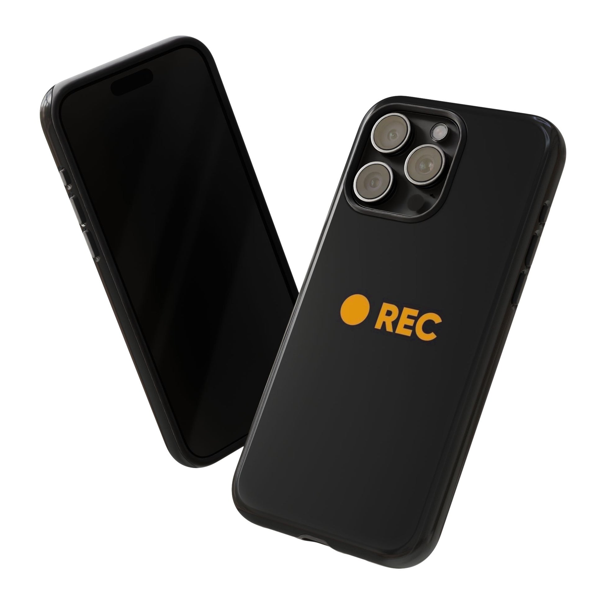 P*rn Hub Symbol Tough Cases - 'REC' Phone Case - Durable Black Design for Filmmakers and Creatives - Roe Creation