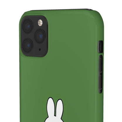 Miffy Phone Case, Snap Case, Green Miffy - iPhone, Samsung