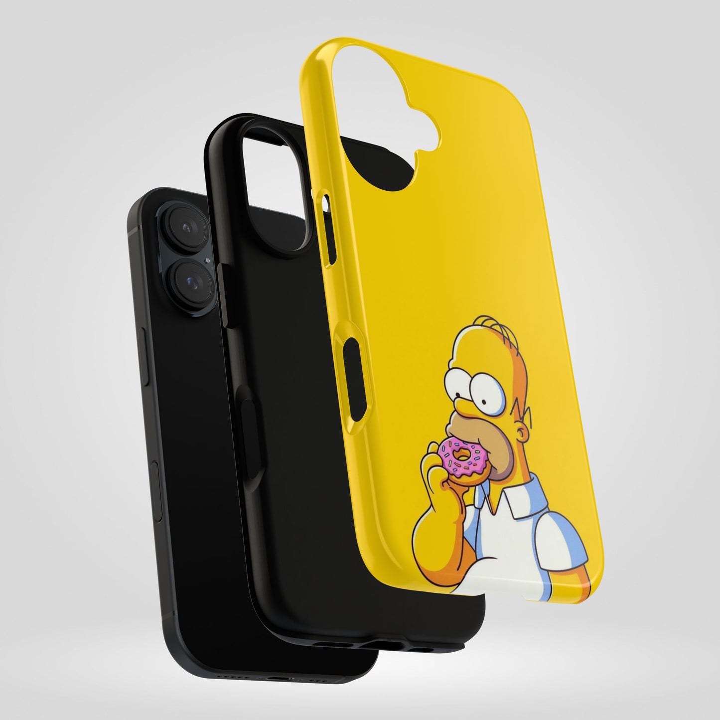 Homer Simpson Phone Case - iPhone, Samsung, Unique Protection for Fans, Cartoon Phone Cover, Gift for Simpsons Lovers, Durable Tough Case