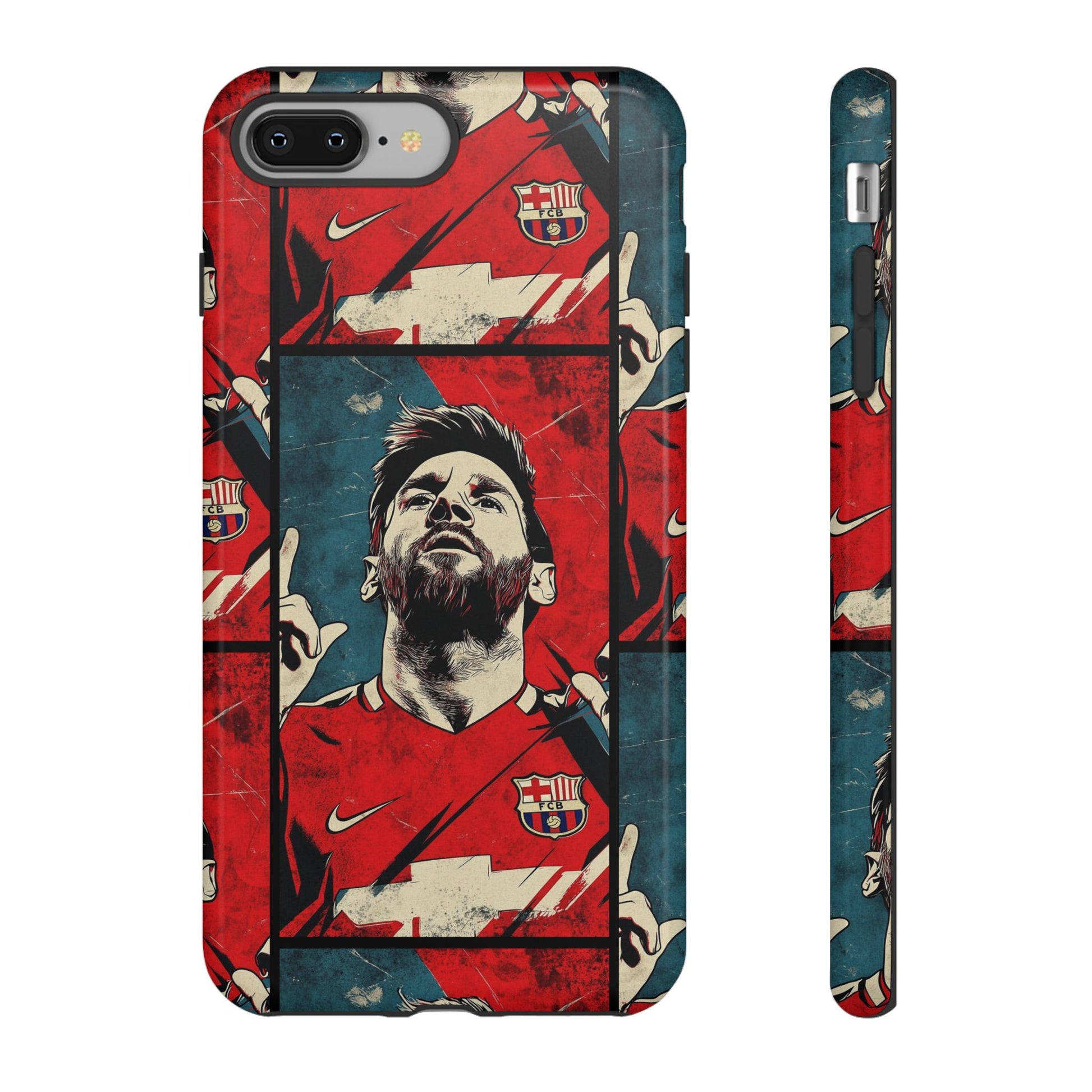 Lionel Messi Tough Phone Case - Messi Illustration for Fans - Roe Creation