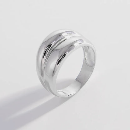 925 Sterling Silver Bulging Ring - Roe Creation
