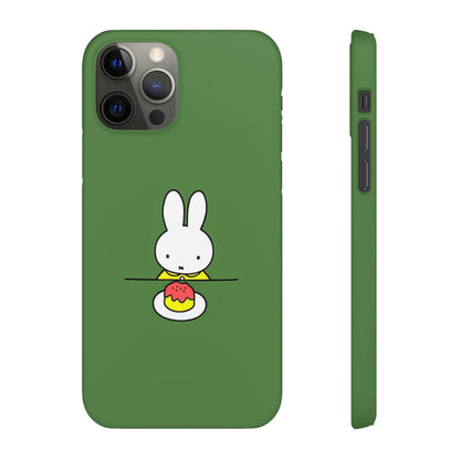Miffy Phone Case, Snap Case, Green Miffy - iPhone, Samsung