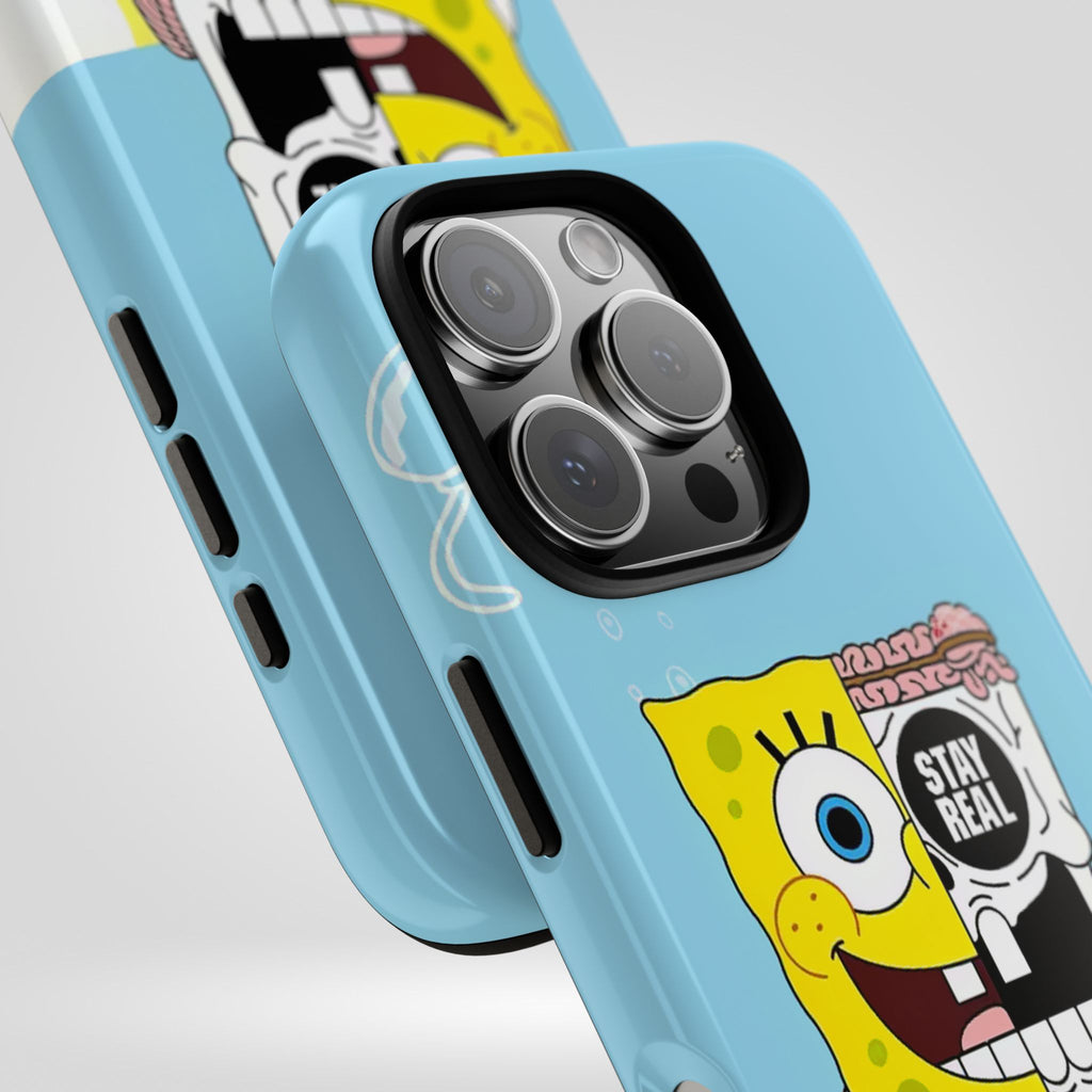 Stay Real Spongebob Tough iPhone Case for Lovers - Roe Creation