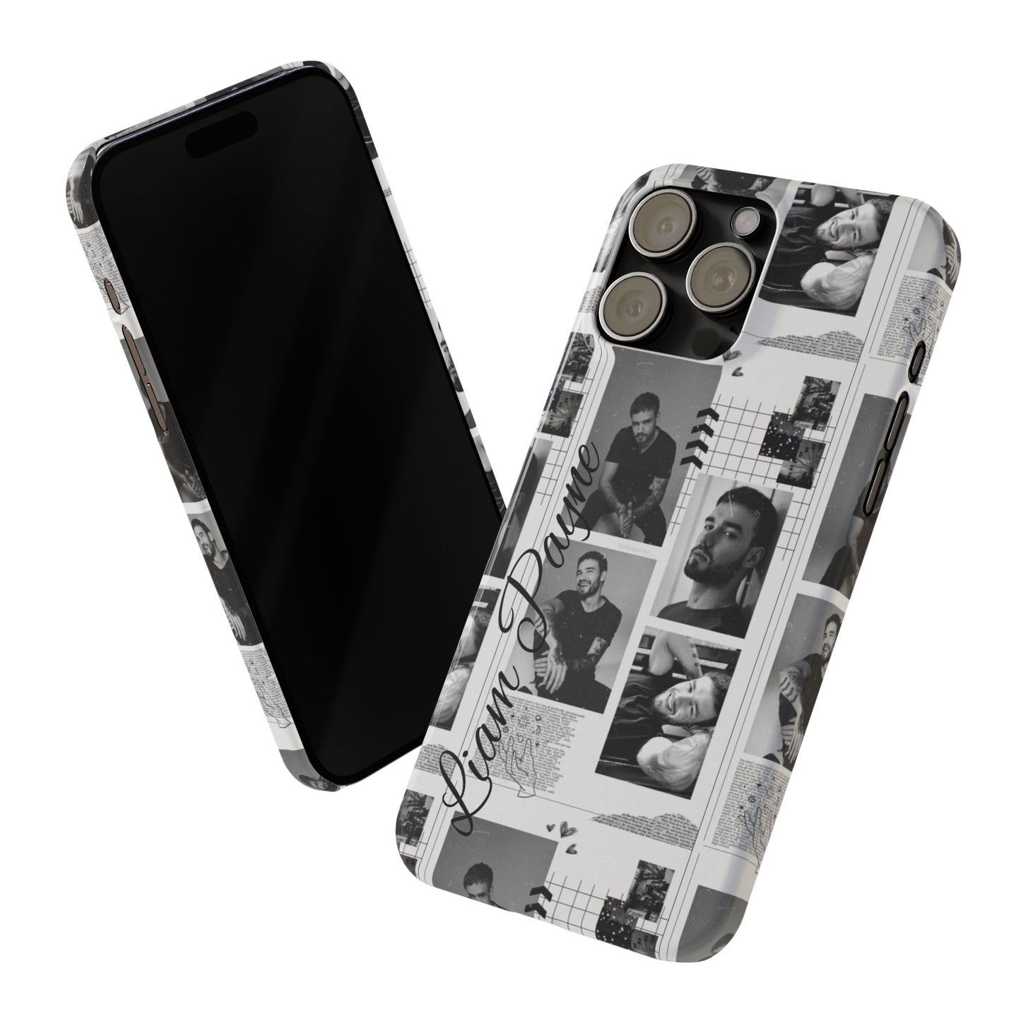 Liam Payne Slim Phone Case - Personalised Collage Design