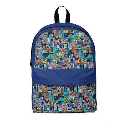 Vibrant Unisex Classic Backpack - Stylish Daypack for Everyday Use, School, Travel, Gifts, & Outdoor Adventures - Roe Creation