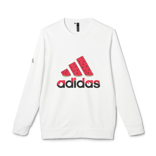 Original Adidas Watermelon Unisex Fleece Sweatshirt | Trendy Casual Wear, Summer Vibes, Gift for Him/Her, Outdoor Style, Sporty Look.