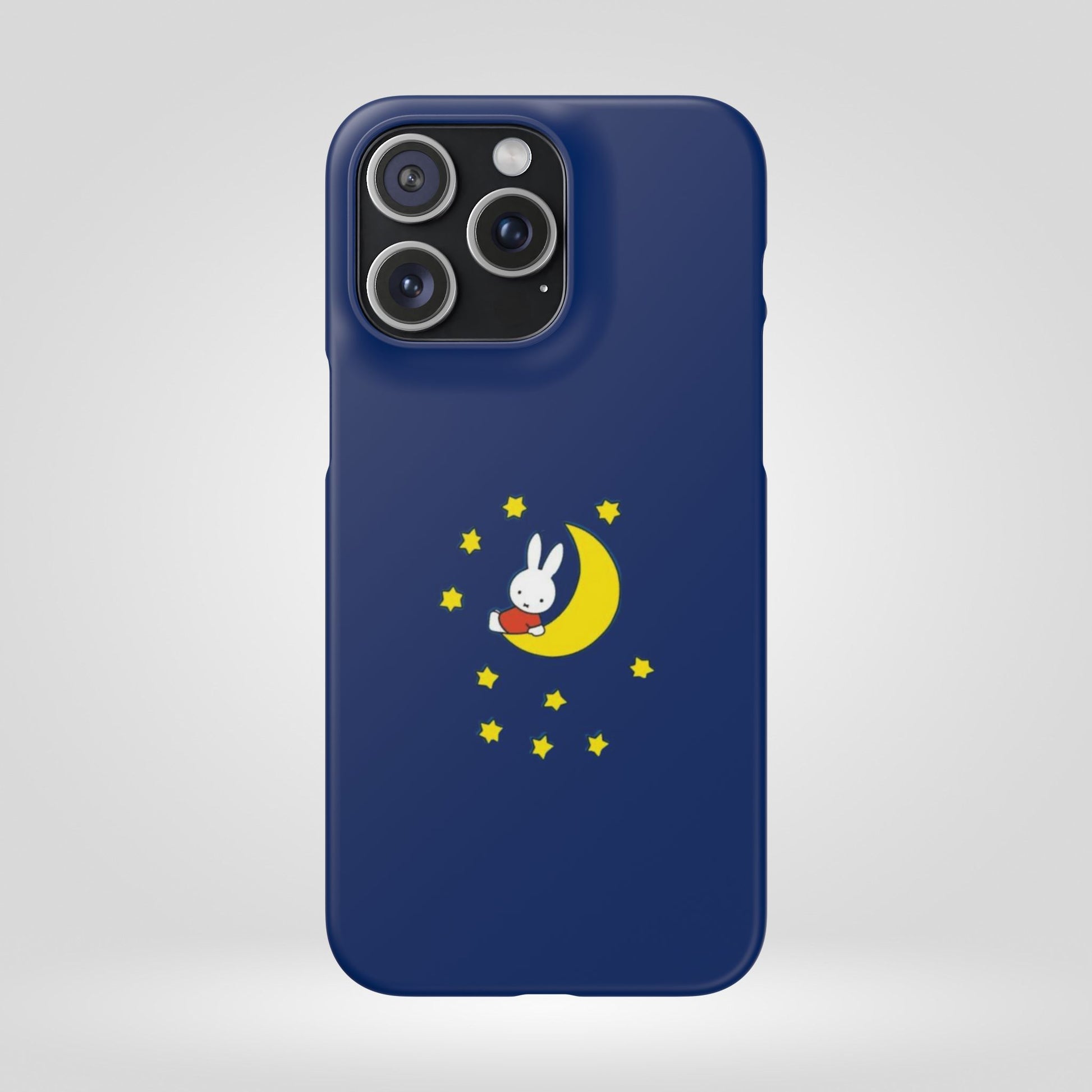 Miffy Phone Case, Moon Snap Case for Phone - Nighttime Design, iPhone, Samsung - Roe Creation