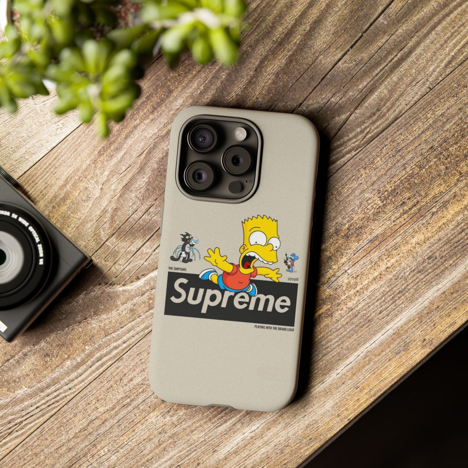 Supreme Bart Simpson iPhone Case - Tough Protection with Style - Roe Creation
