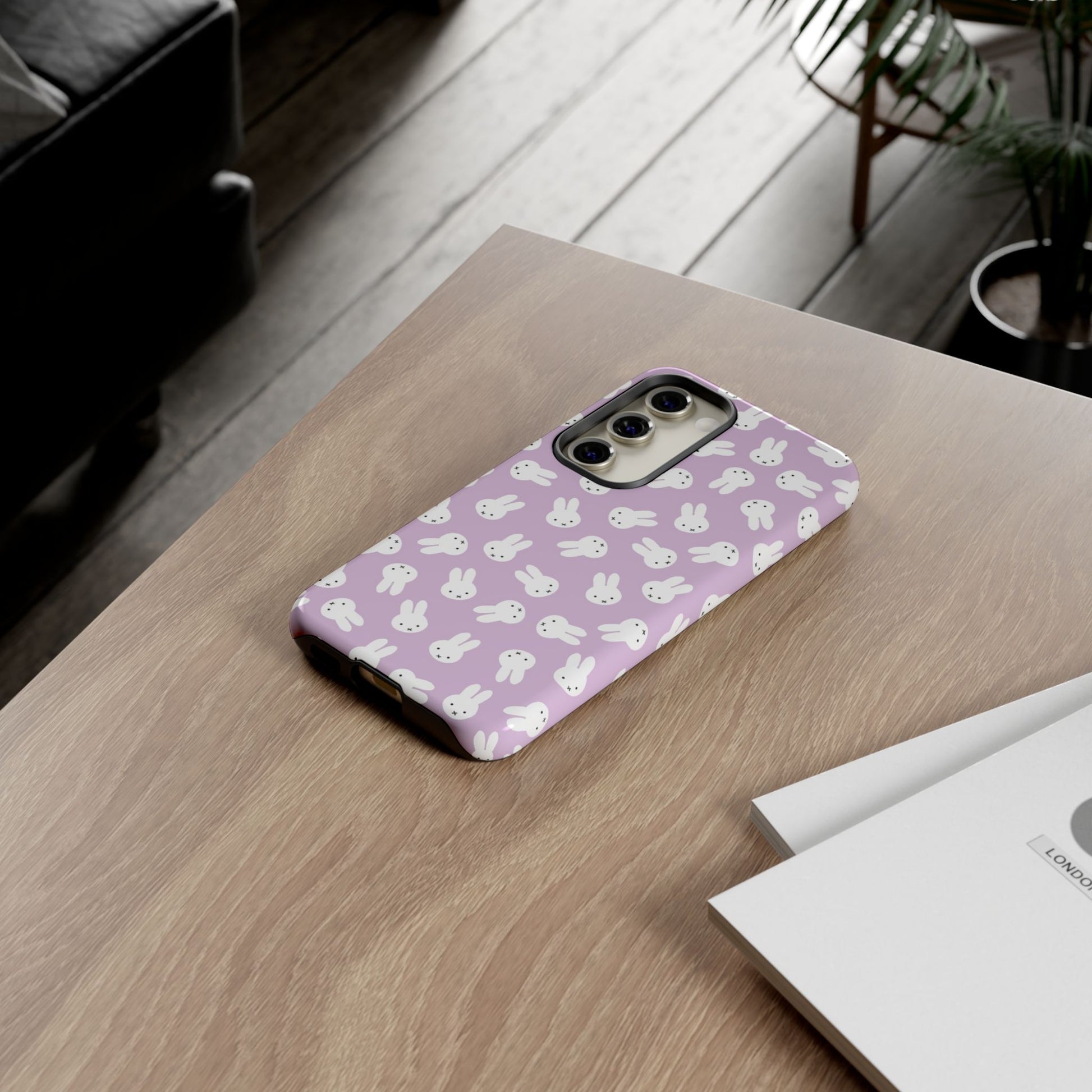 Cute Miffy Lilac Phone Case - Tough Cases for Miffy Lovers, iPhone, Samsung - Roe Creation
