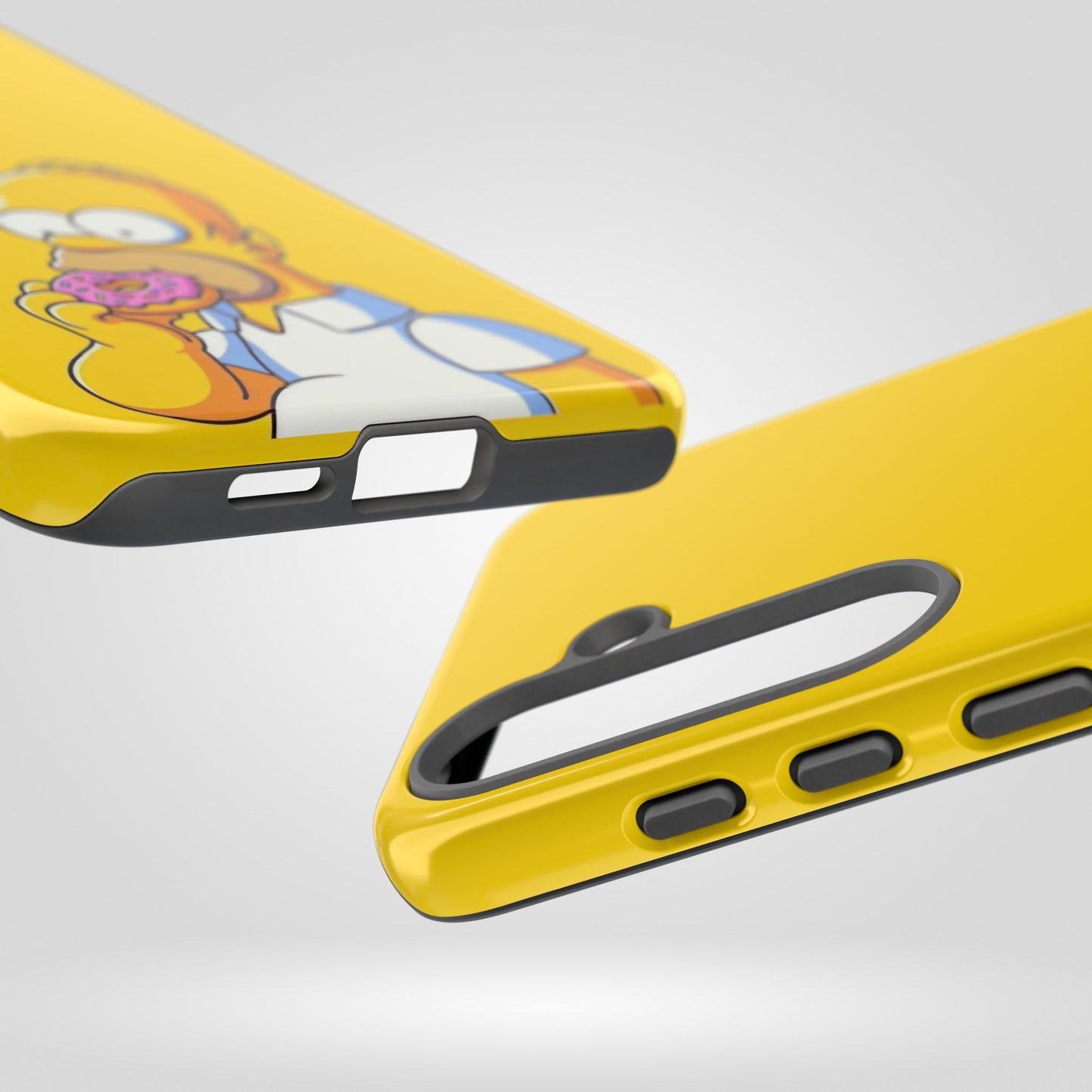 Homer Simpson Phone Case - iPhone, Samsung, Unique Protection for Fans, Cartoon Phone Cover, Gift for Simpsons Lovers, Durable Tough Case