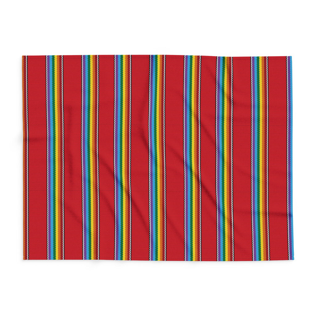 Pride Red Fleece Blanket - Cozy Warmth for Every Occasion - Roe Creation