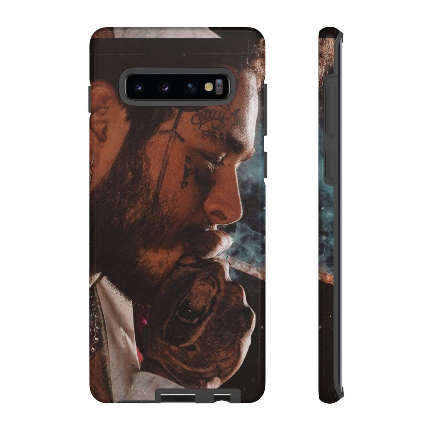 Post Malone Tough Cases for Fans - Artistic Phone Case with Smoky Vibe