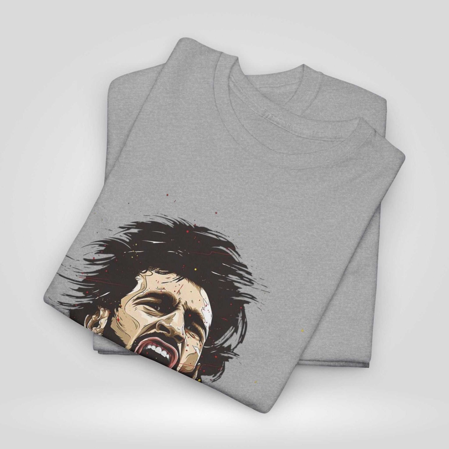 Mohammed Salah Unisex Heavy Cotton Tee - For Liverpool Fans - Roe Creation