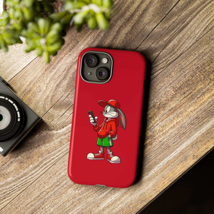 Bugs Bunny Cartoon Character Phone Case - Tough Cases Featuring Stylish Rabbit Design.