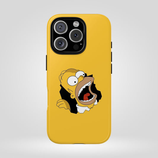 Homer Simpson Phone Case - Tough & Stylish Yellow Case for Fans