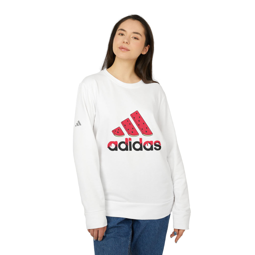 Original Adidas Watermelon Unisex Fleece Sweatshirt | Trendy Casual Wear, Summer Vibes, Gift for Him/Her, Outdoor Style, Sporty Look - Roe Creation