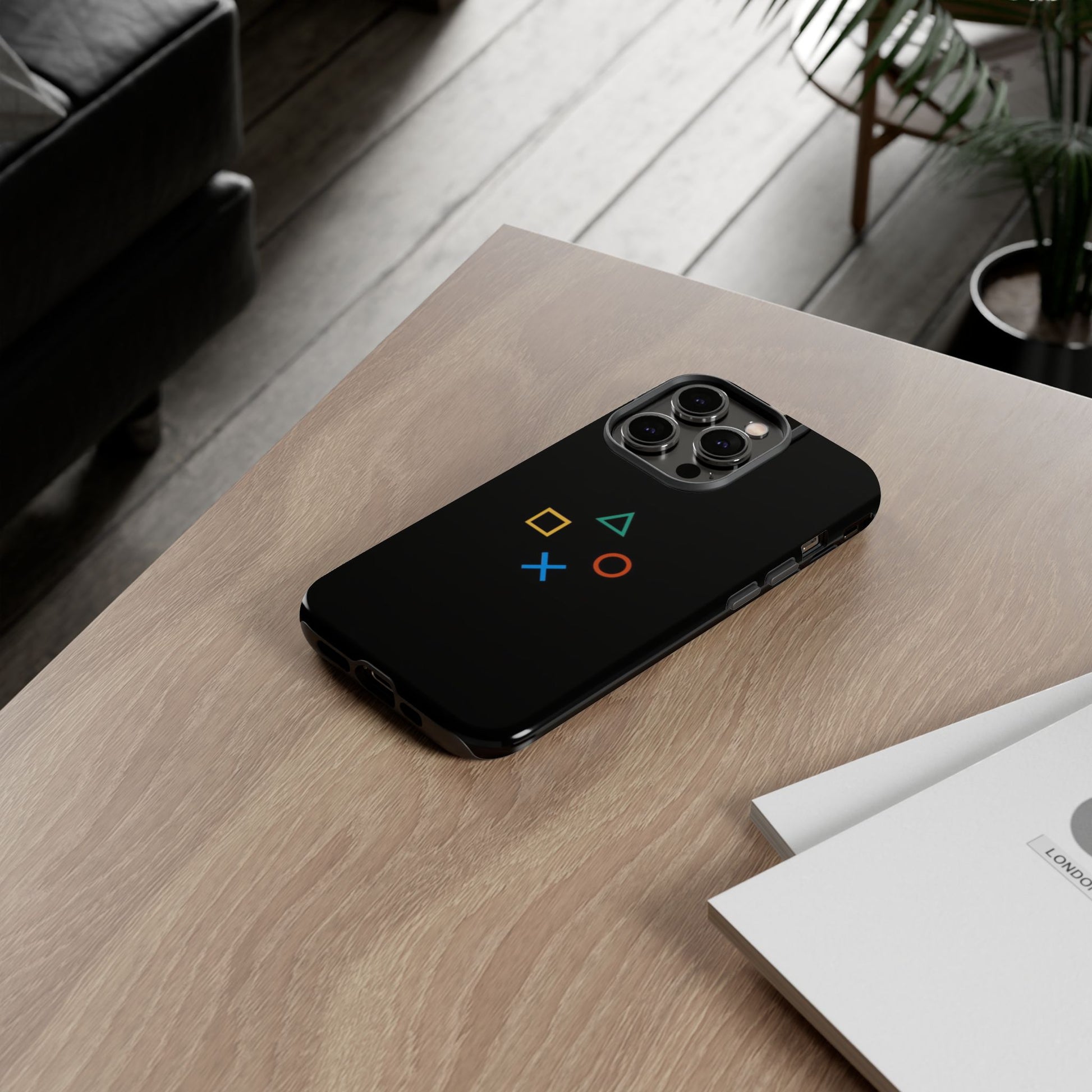 PlayStation Symbol Minimal Tough Case for iPhone - Gamer Accessories - Roe Creation