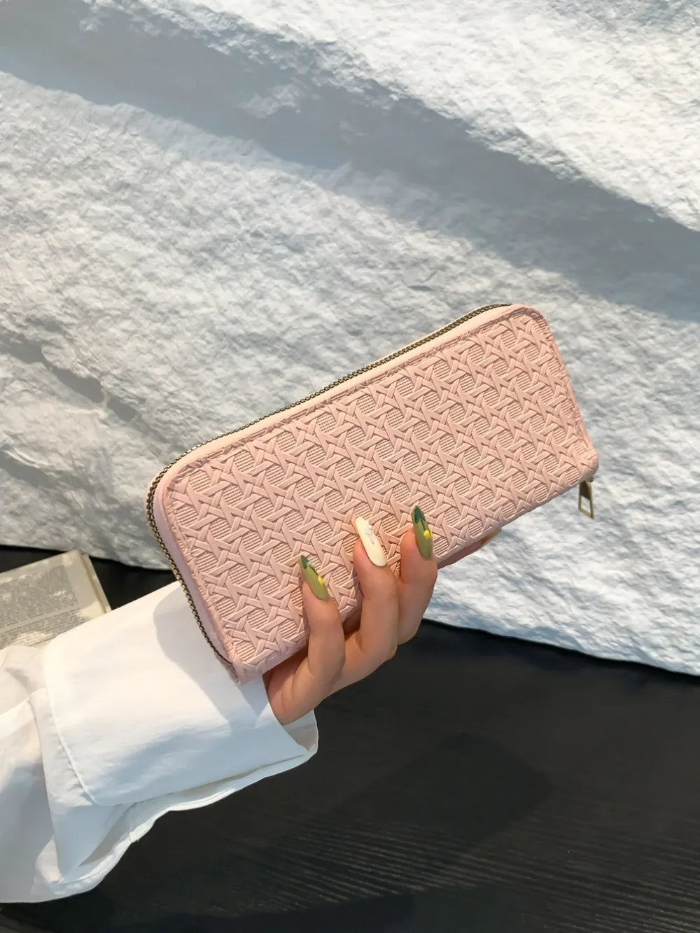 PU Leather Solid Color Wallet - Roe Creation
