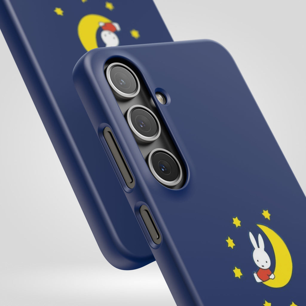 Miffy Phone Case, Moon Snap Case for Phone - Nighttime Design, iPhone, Samsung - Roe Creation