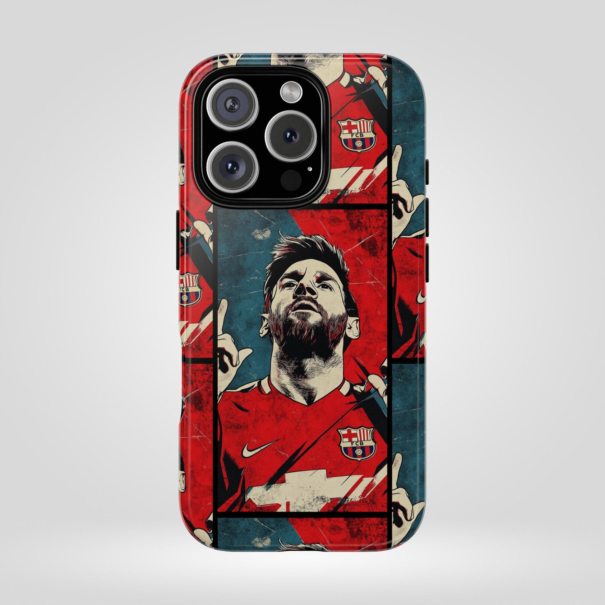 Lionel Messi Tough Phone Case - Messi Illustration for Fans - Roe Creation