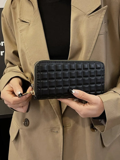 PU Leather Solid Color Wallet - Roe Creation