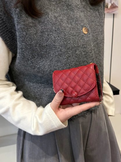 PU Leather Solid Color Wallet - Roe Creation