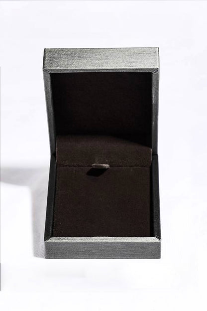 Moissanite Rhodium-Plated Necklace - Roe Creation
