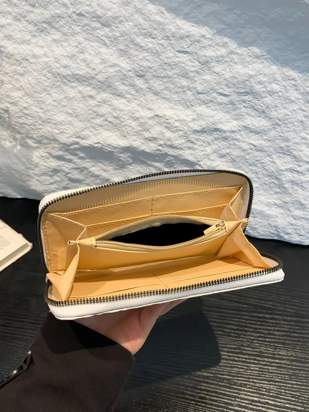PU Leather Solid Color Wallet - Roe Creation