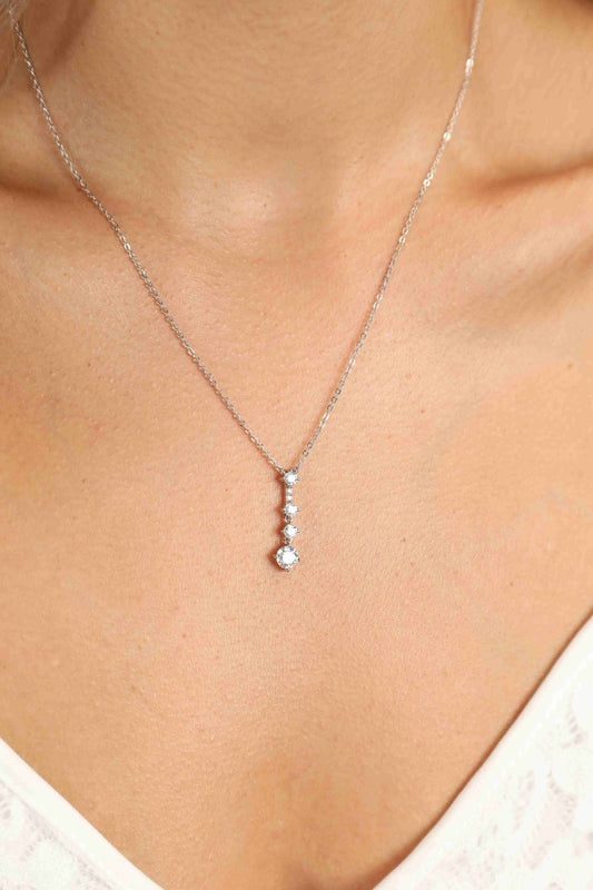 Adored Keep You There Multi-Moissanite Pendant Necklace - Roe Creation