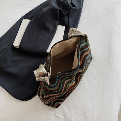 Vintage Medium Shoulder Bag with Adjustable Strap - Roe Creation