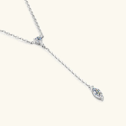 Moissanite 925 Sterling Silver Necklace - Roe Creation