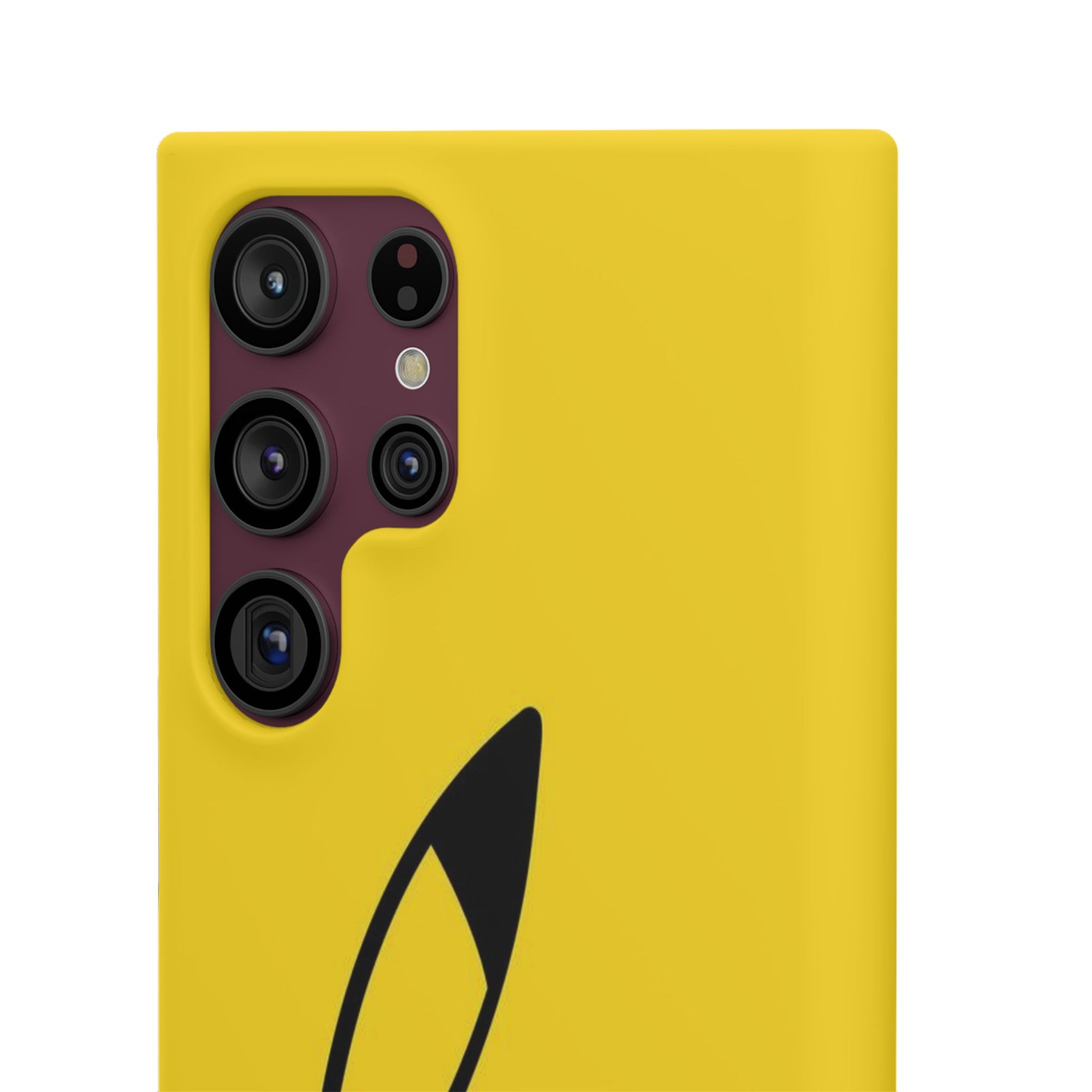 Pikachu Phone Case, Pokemon Phone Case, Snap Cases, Cartoon, Yellow, iPhone, Samsung - Roe Creation