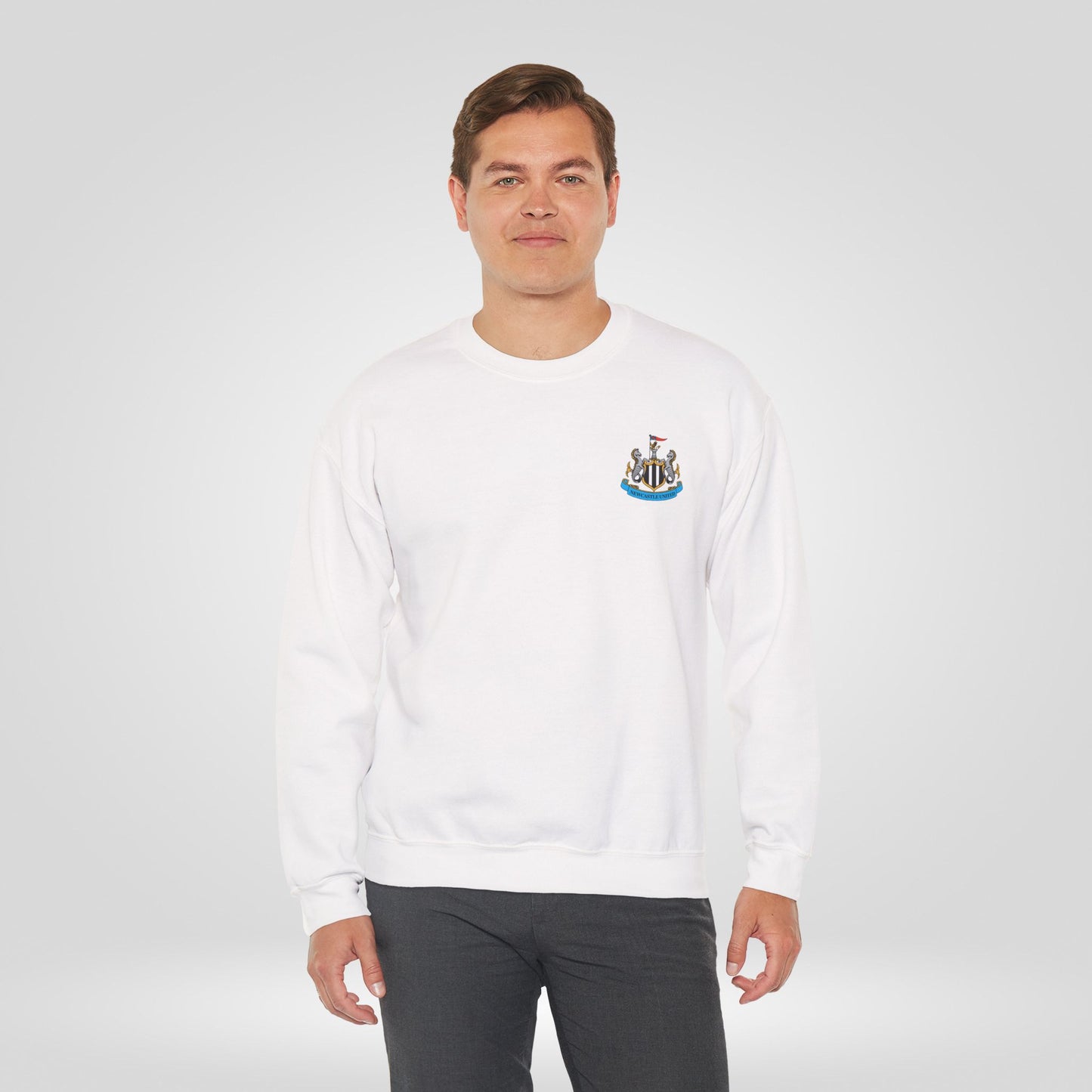 Newcastle United Logo Minimal Unisex Crewneck Sweatshirt - Roe Creation