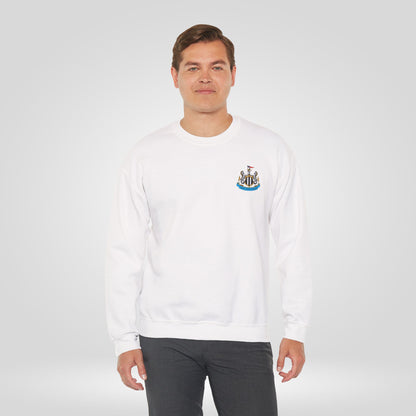 Newcastle United Logo Minimal Unisex Crewneck Sweatshirt - Roe Creation