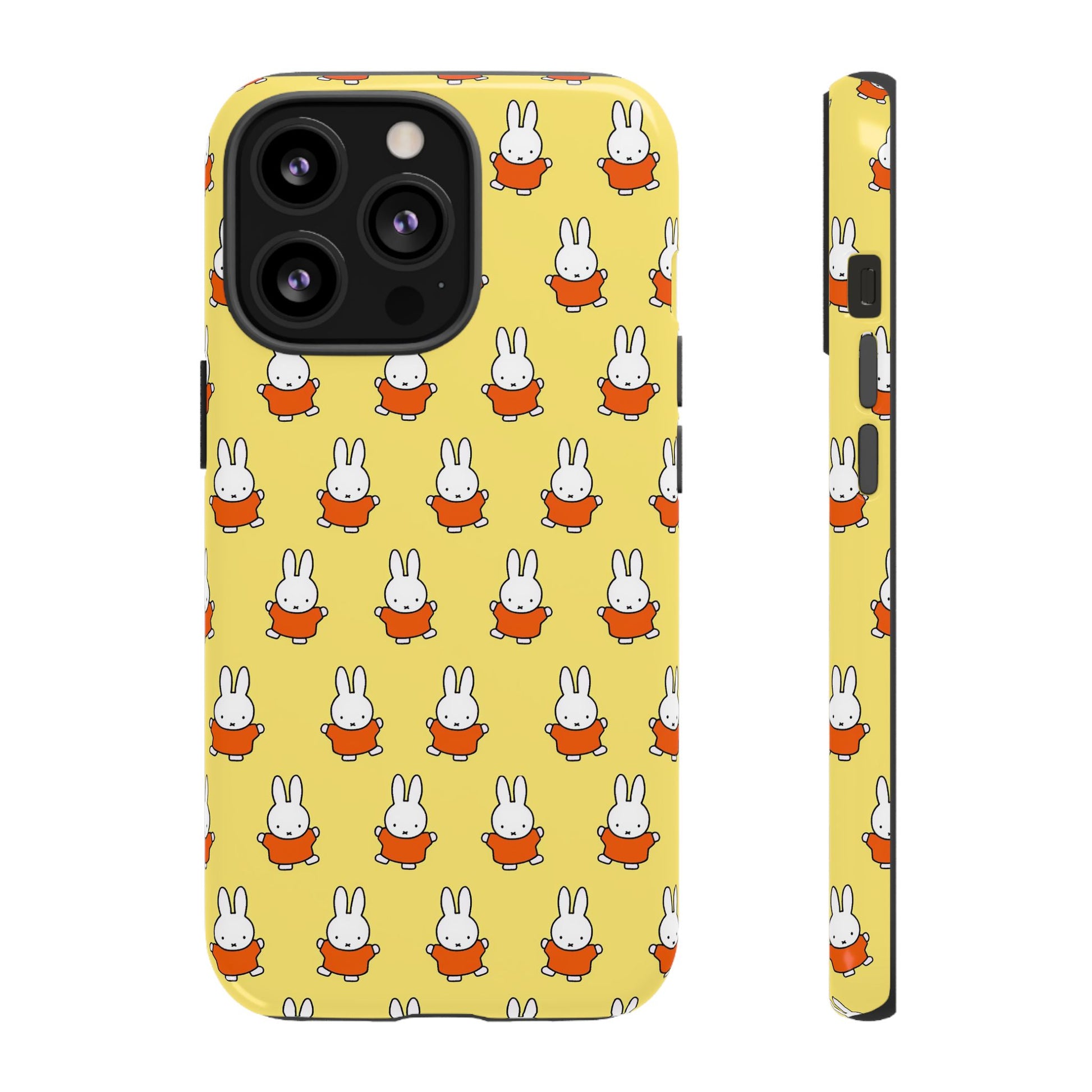 Cute Miffy Tough Phone Case - Miffy Series, Yellow, iPhone, Samsung - Roe Creation