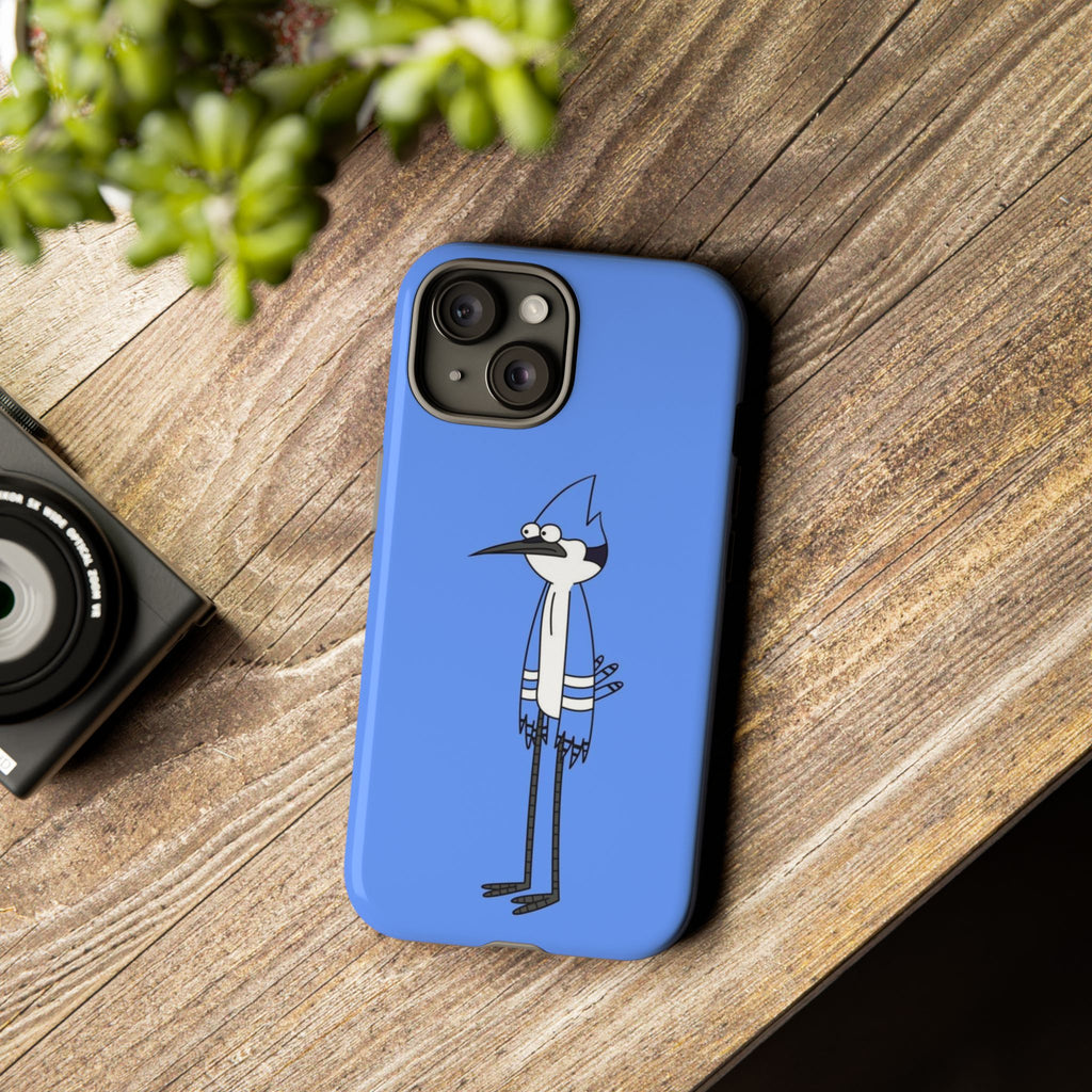 Regular Show Bold Blue Phone Case with Cartoon Design - Roe Creation