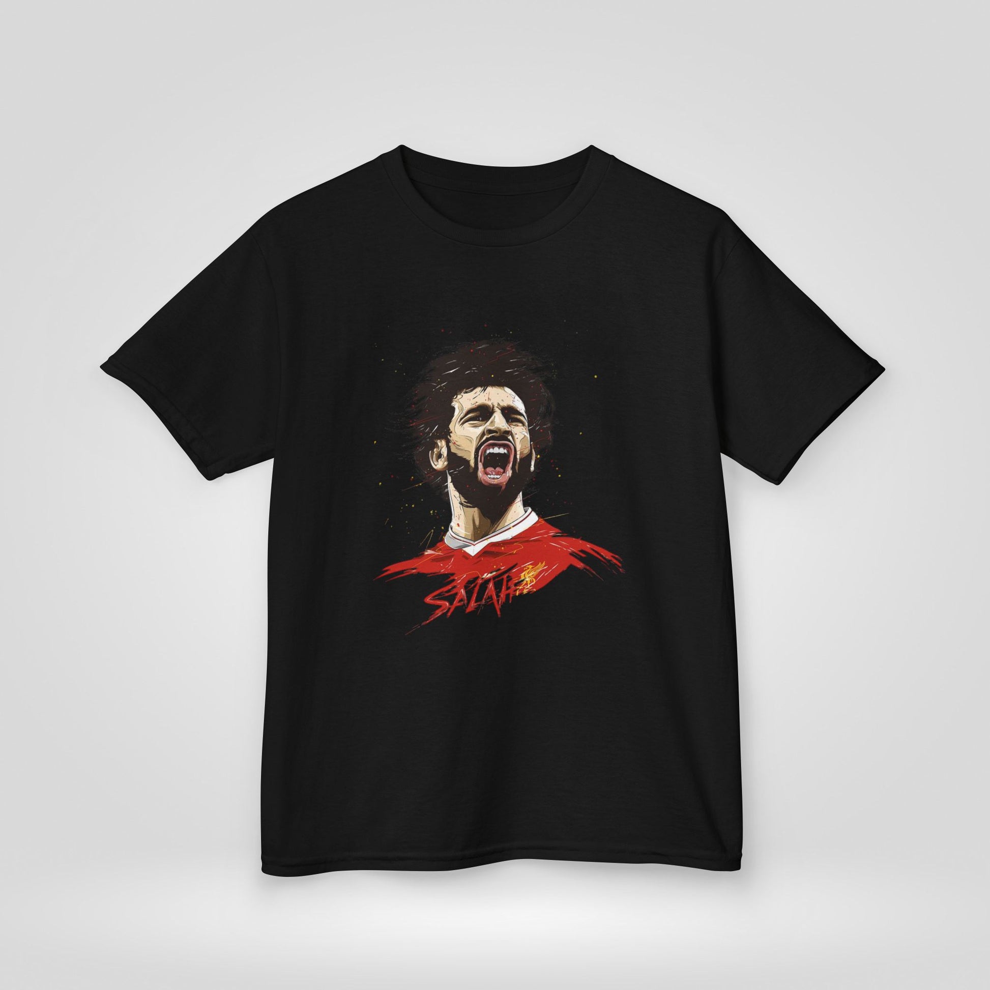 Mohammed Salah Kids Tee - Heavy Cotton™ T-Shirt for Young Liverpool Fans - Roe Creation