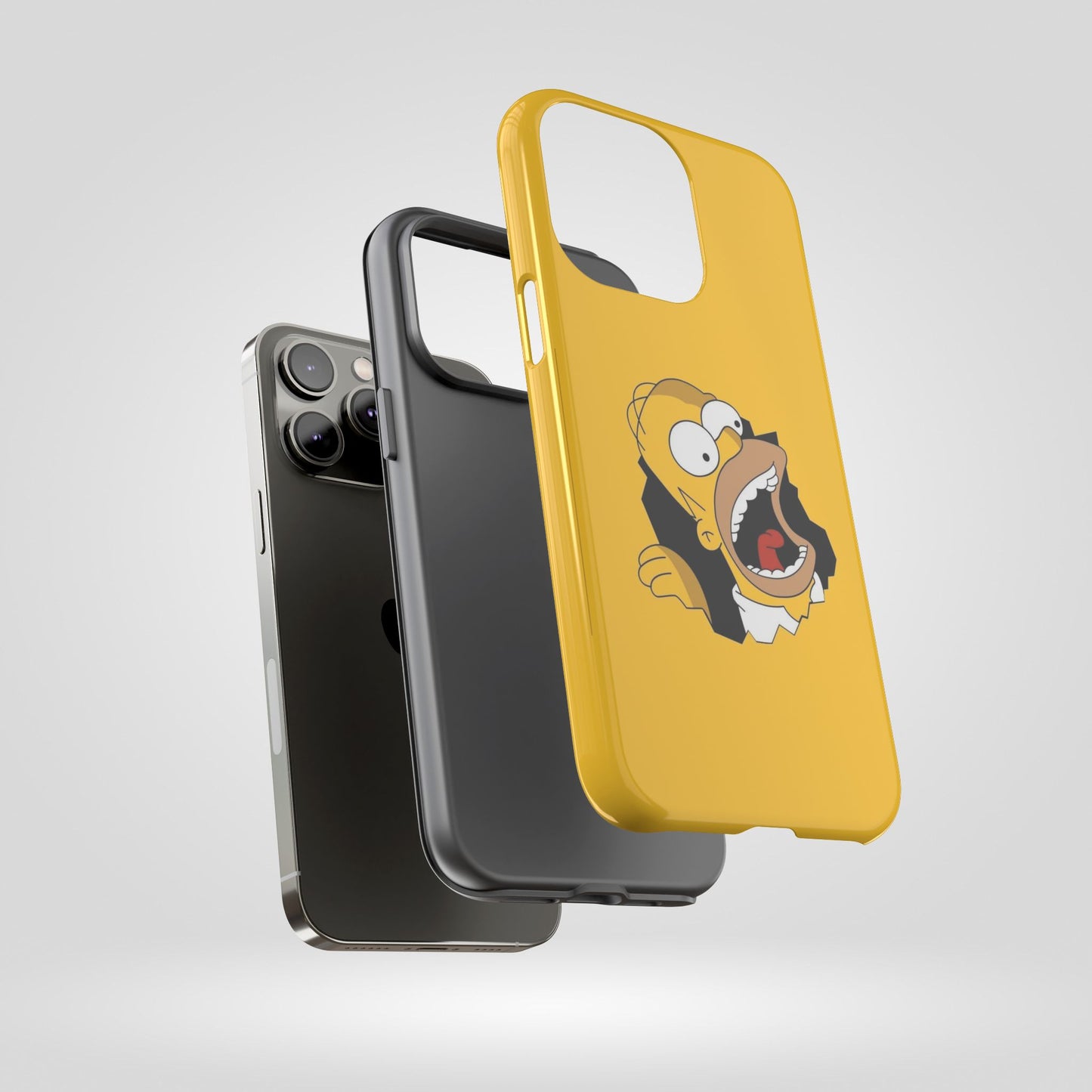 Homer Simpson Phone Case - Tough & Stylish Yellow Case for Fans
