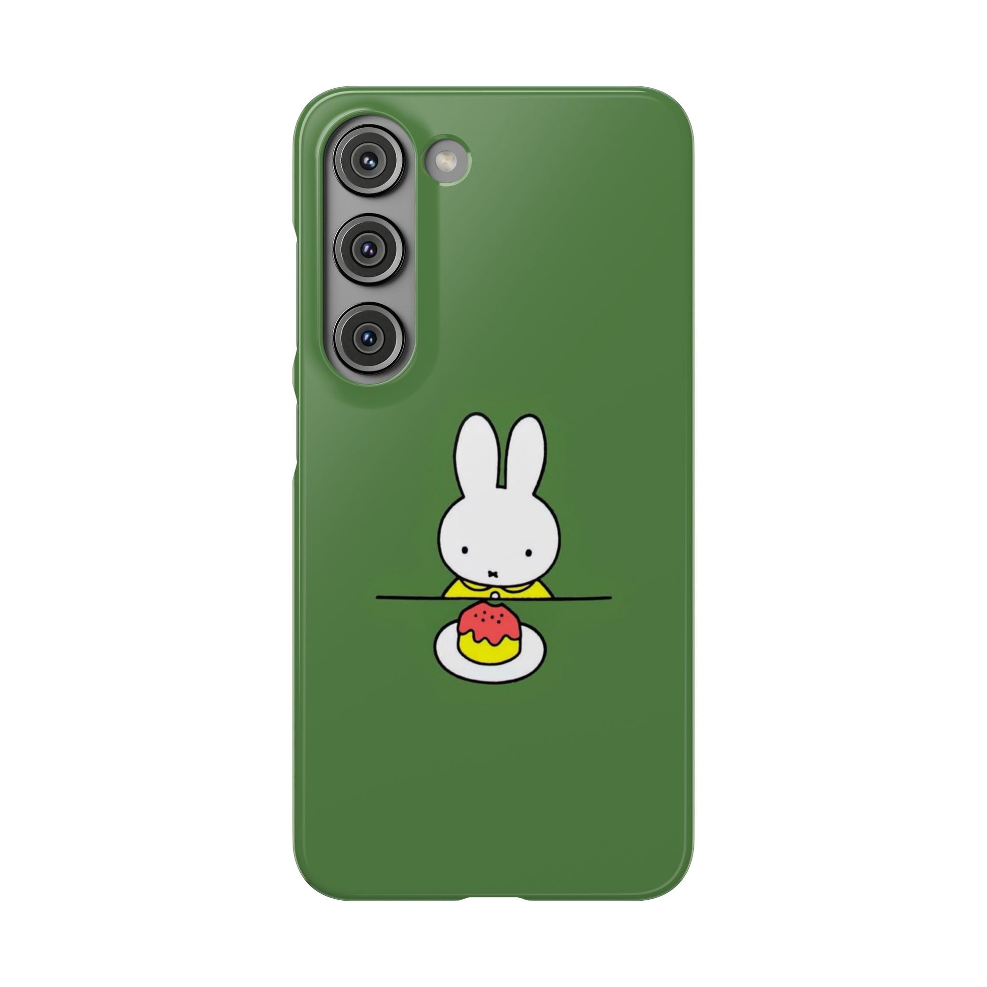 Miffy Phone Case, Snap Case, Green Miffy - iPhone, Samsung - Roe Creation