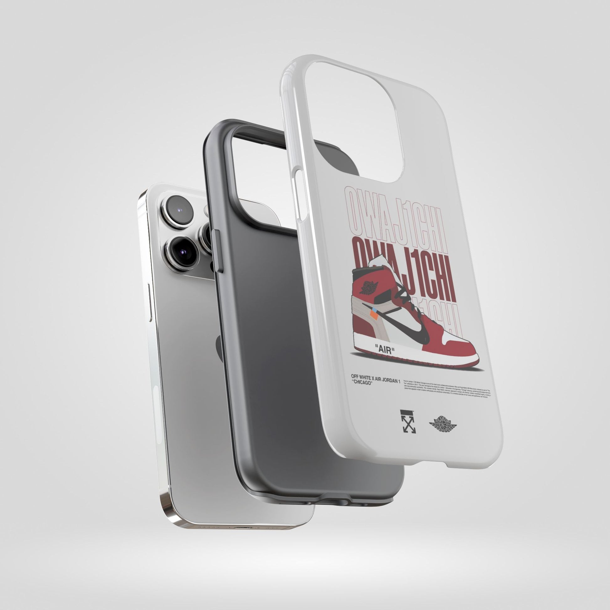 Stylish Tough iPhone Case with Air Jordan Design - Perfect for Sneakerheads - Roe Creation