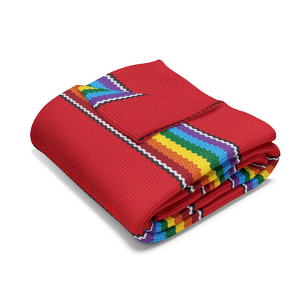Pride Red Fleece Blanket - Cozy Warmth for Every Occasion
