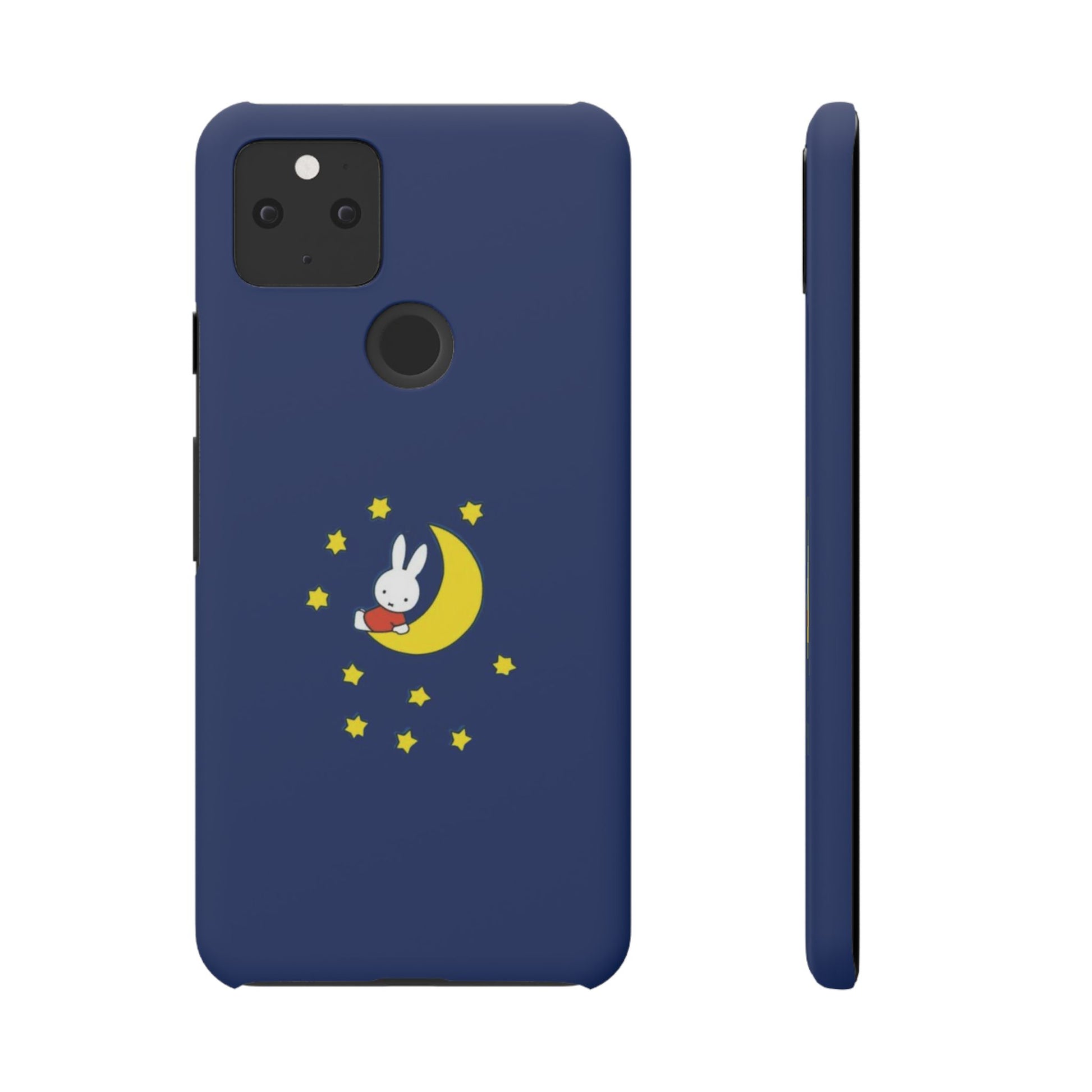 Miffy Phone Case, Moon Snap Case for Phone - Nighttime Design, iPhone, Samsung - Roe Creation