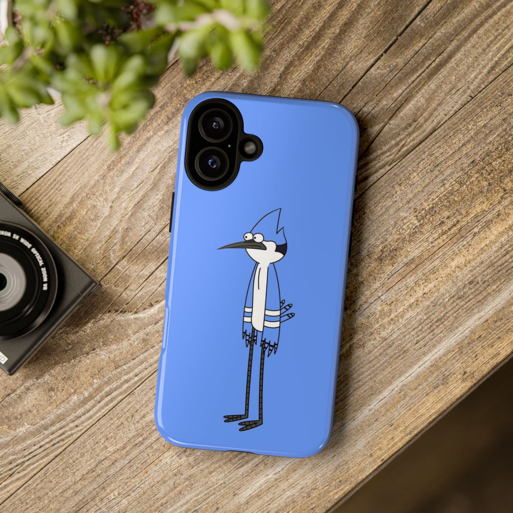 Regular Show Bold Blue Phone Case with Cartoon Design - Roe Creation
