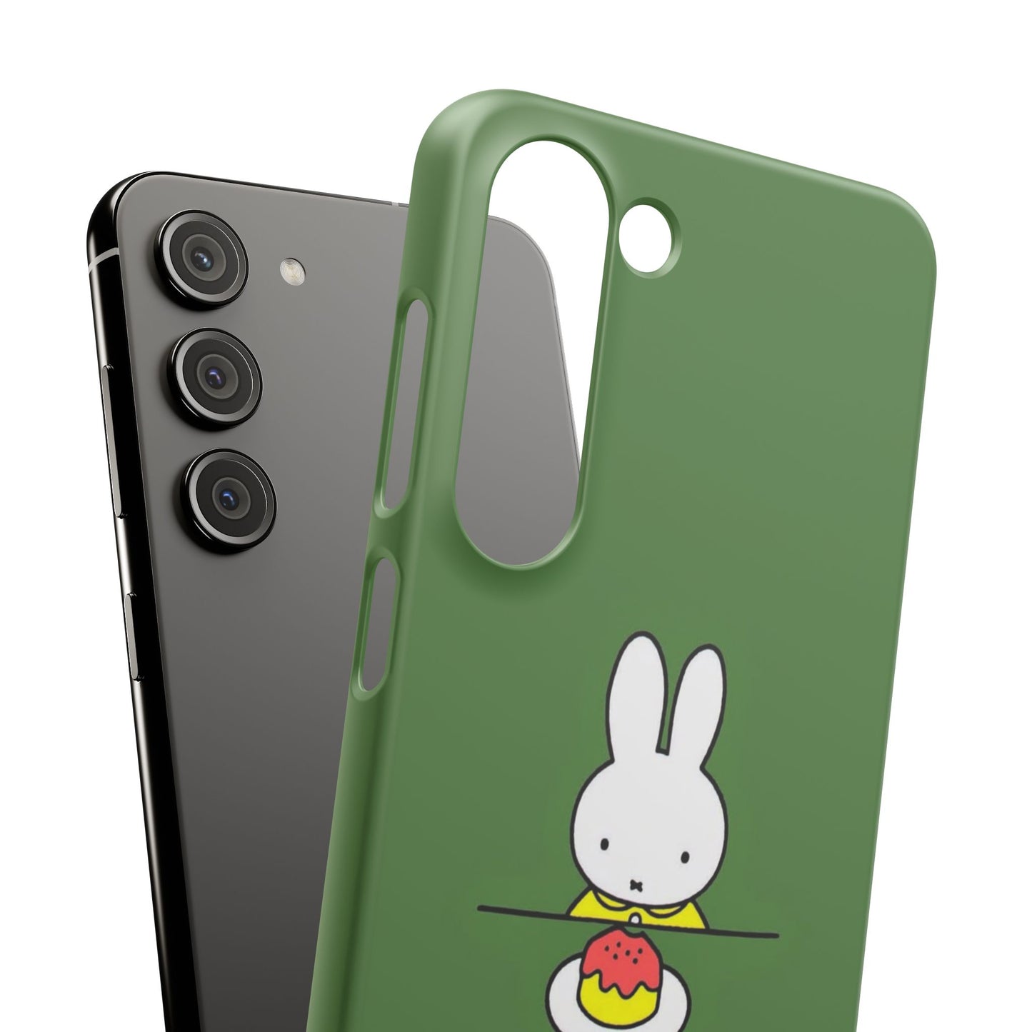 Miffy Phone Case, Snap Case, Green Miffy - iPhone, Samsung