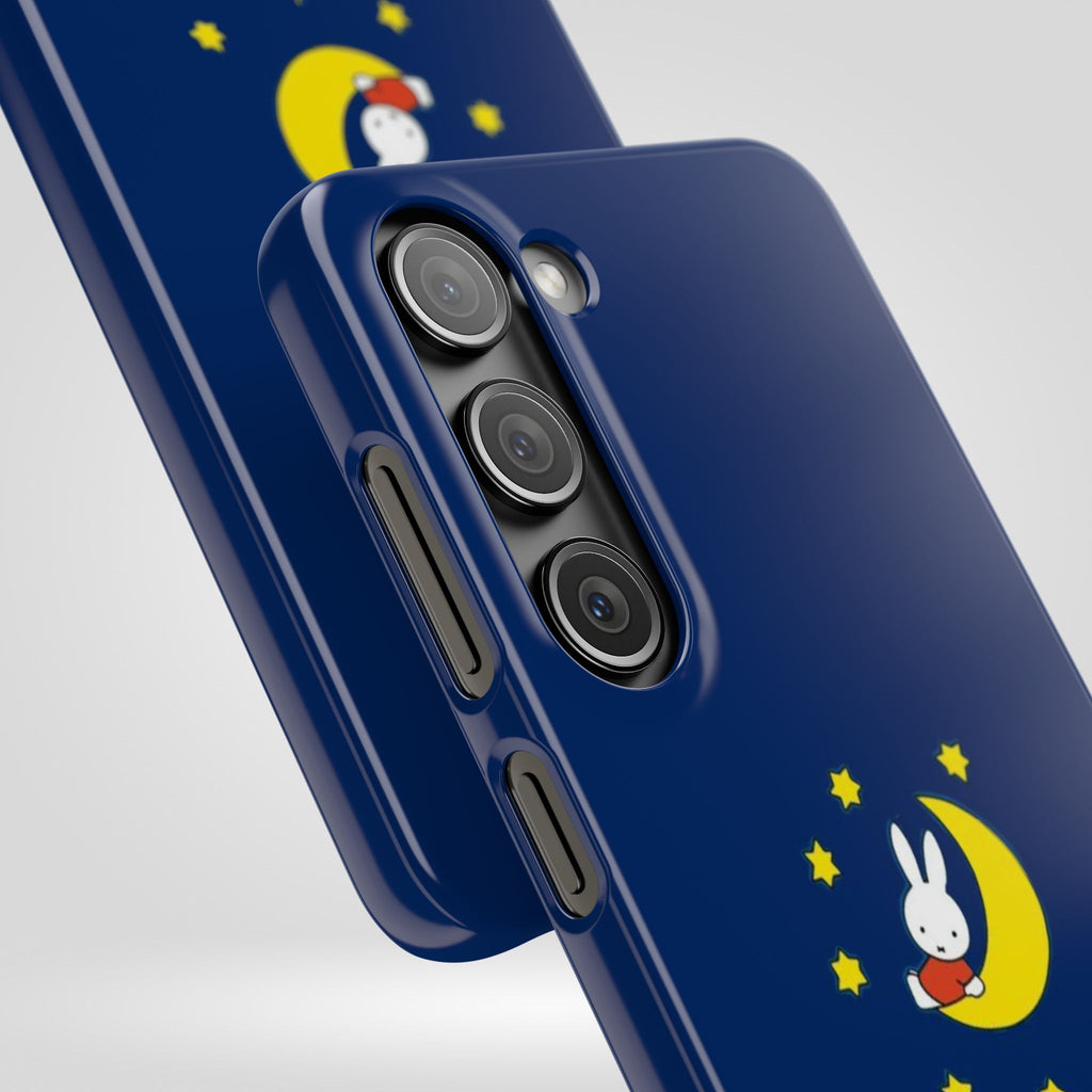 Miffy Phone Case, Moon Snap Case for Phone - Nighttime Design, iPhone, Samsung - Roe Creation