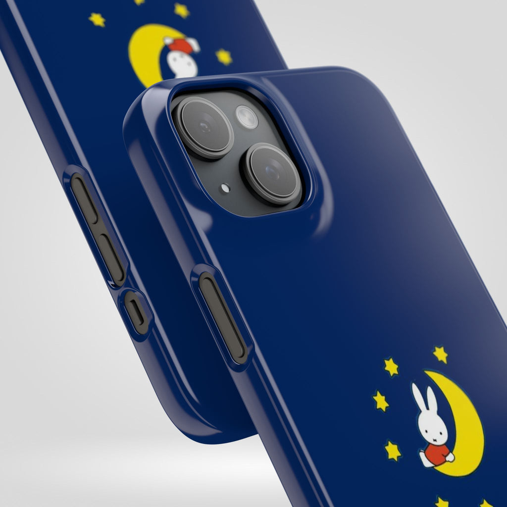 Miffy Phone Case, Moon Snap Case for Phone - Nighttime Design, iPhone, Samsung - Roe Creation