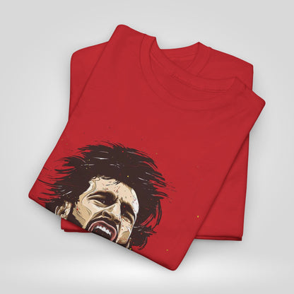 Mohammed Salah Unisex Heavy Cotton Tee - For Liverpool Fans - Roe Creation