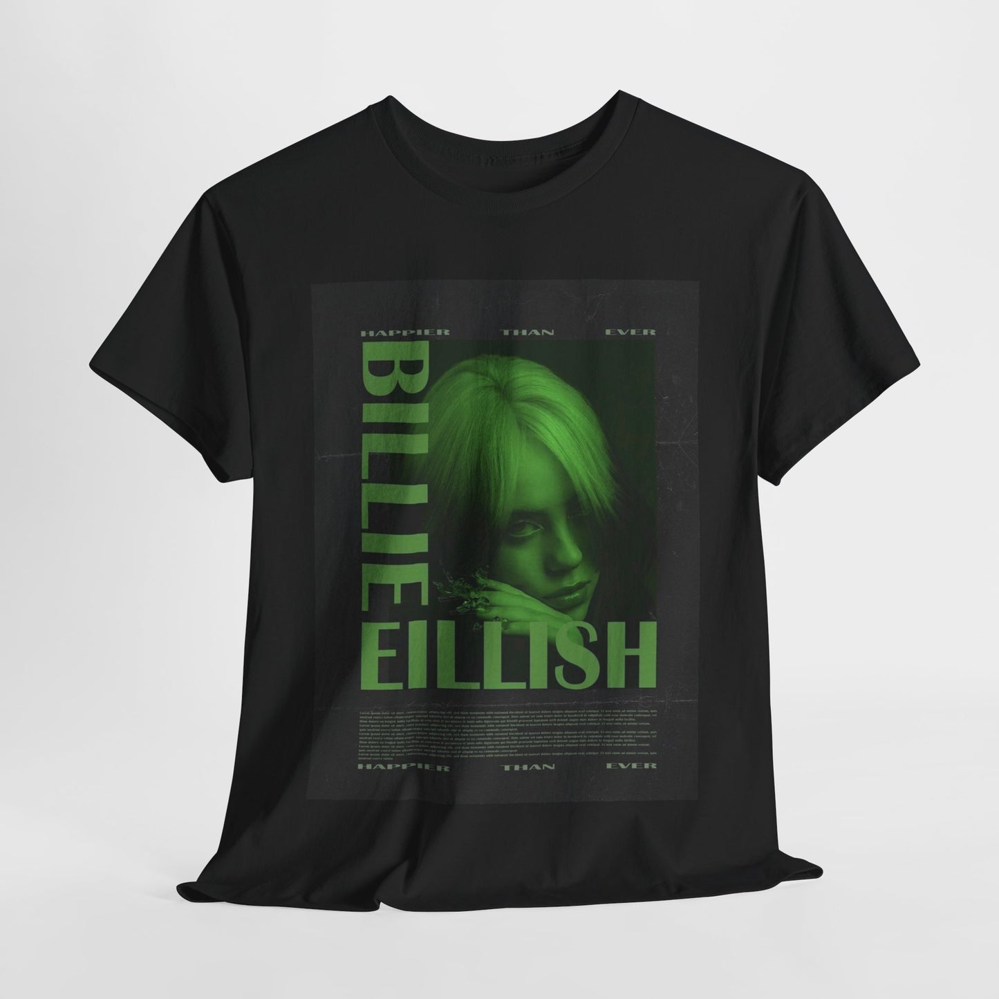 Billie Eillish Musician Unisex Heavy Cotton Tee for Lovers - Roe Creation