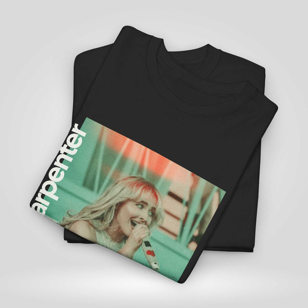 Sabrina Carpenter Unisex Heavy Cotton Tee - Music Lover's Essential - Roe Creation