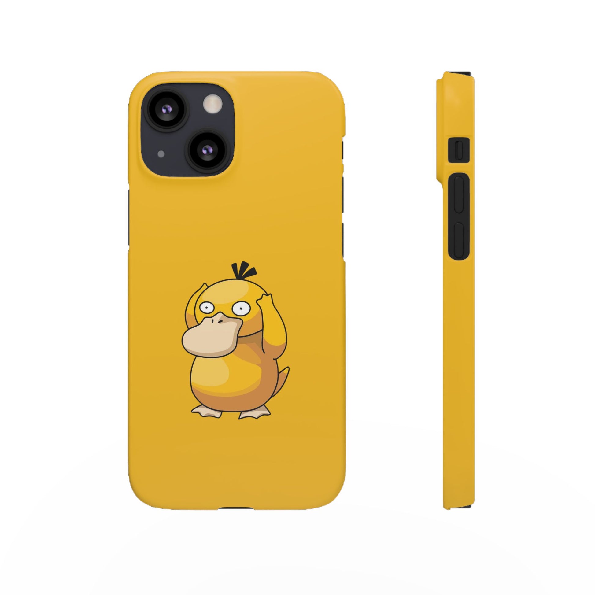 Psyduck Pokemon Snap Phone Cases, Yellow, Cartoon - iPhone, Samsung - Roe Creation